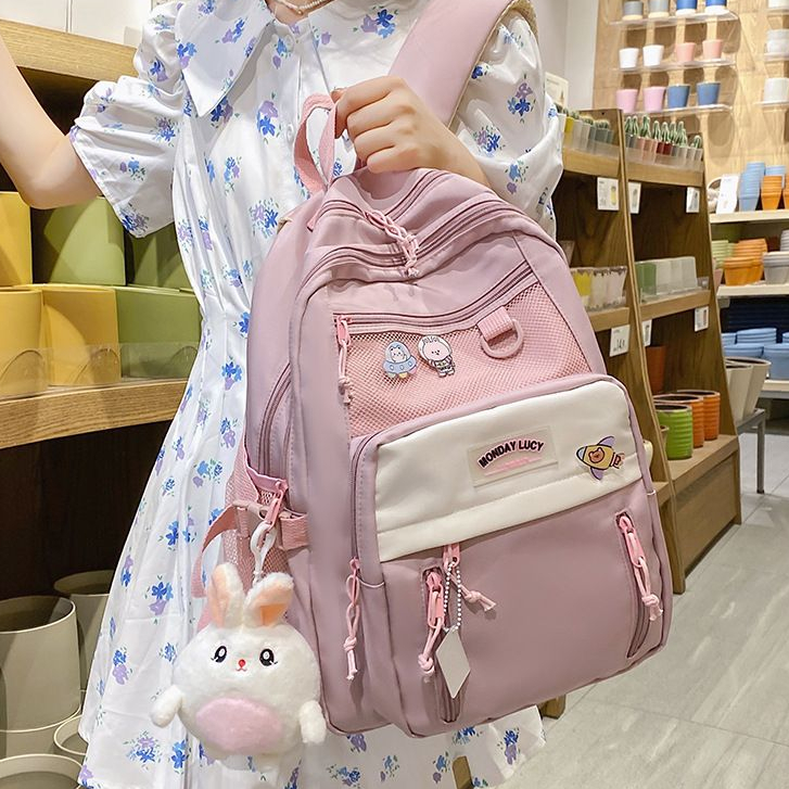 Jual Tas Ransel Wanita Import Korea Remaja Backpack Kekinian School Tas ...