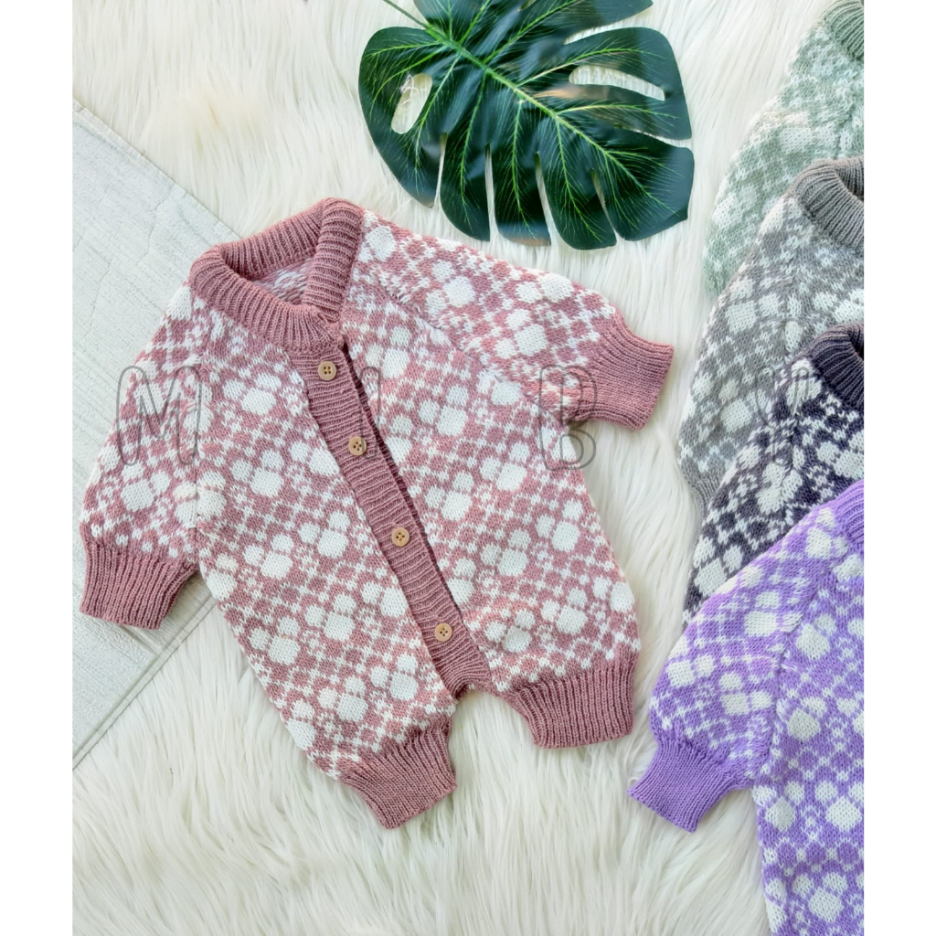 Jual jumper rajut pendek untuk bayi baru lahir usia 07 bulan max BB 7 kg Shopee Indonesia
