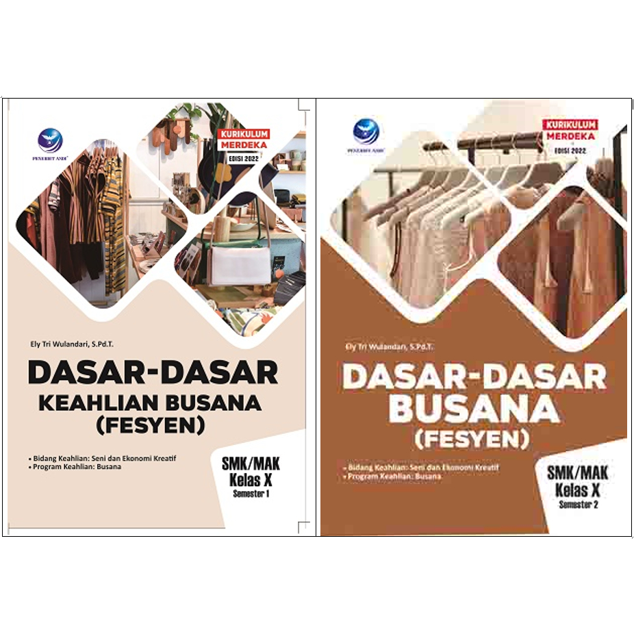 Jual Buku - Dasar-dasar Busana (Fesyen) SMK Kelas 10 Semester 1 Dan ...