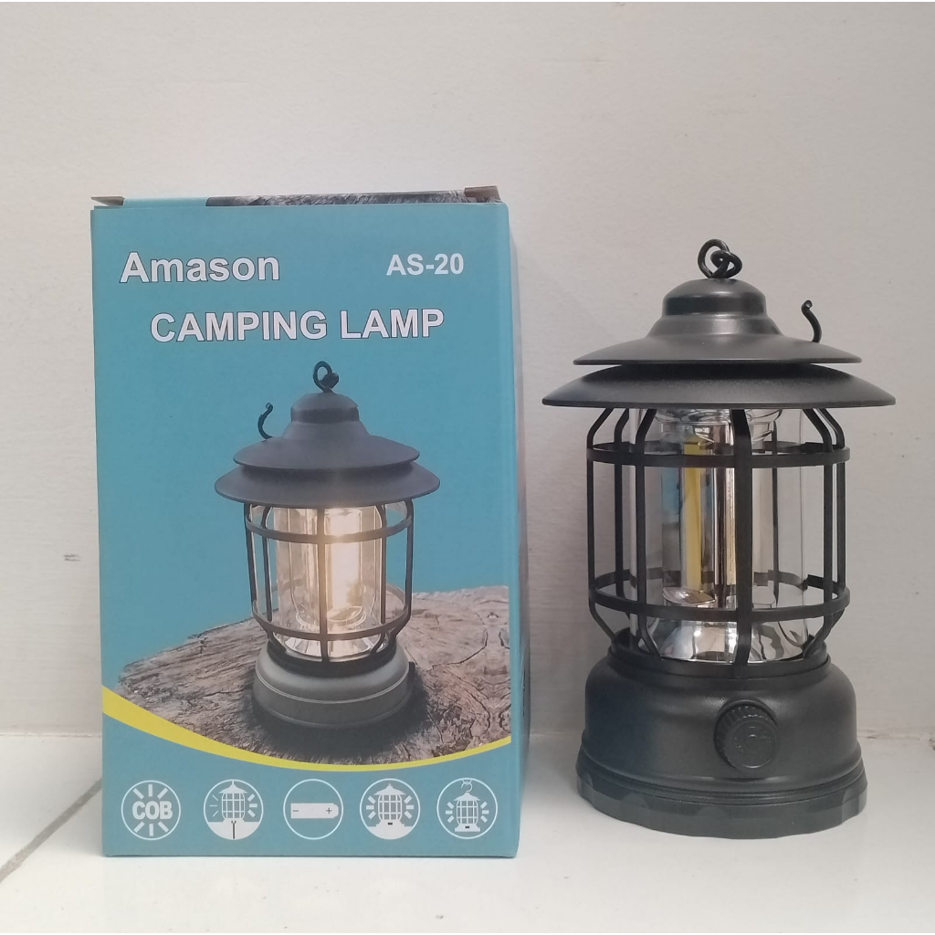 Jual Lampu LED Camping Charge Model Petromax | Shopee Indonesia