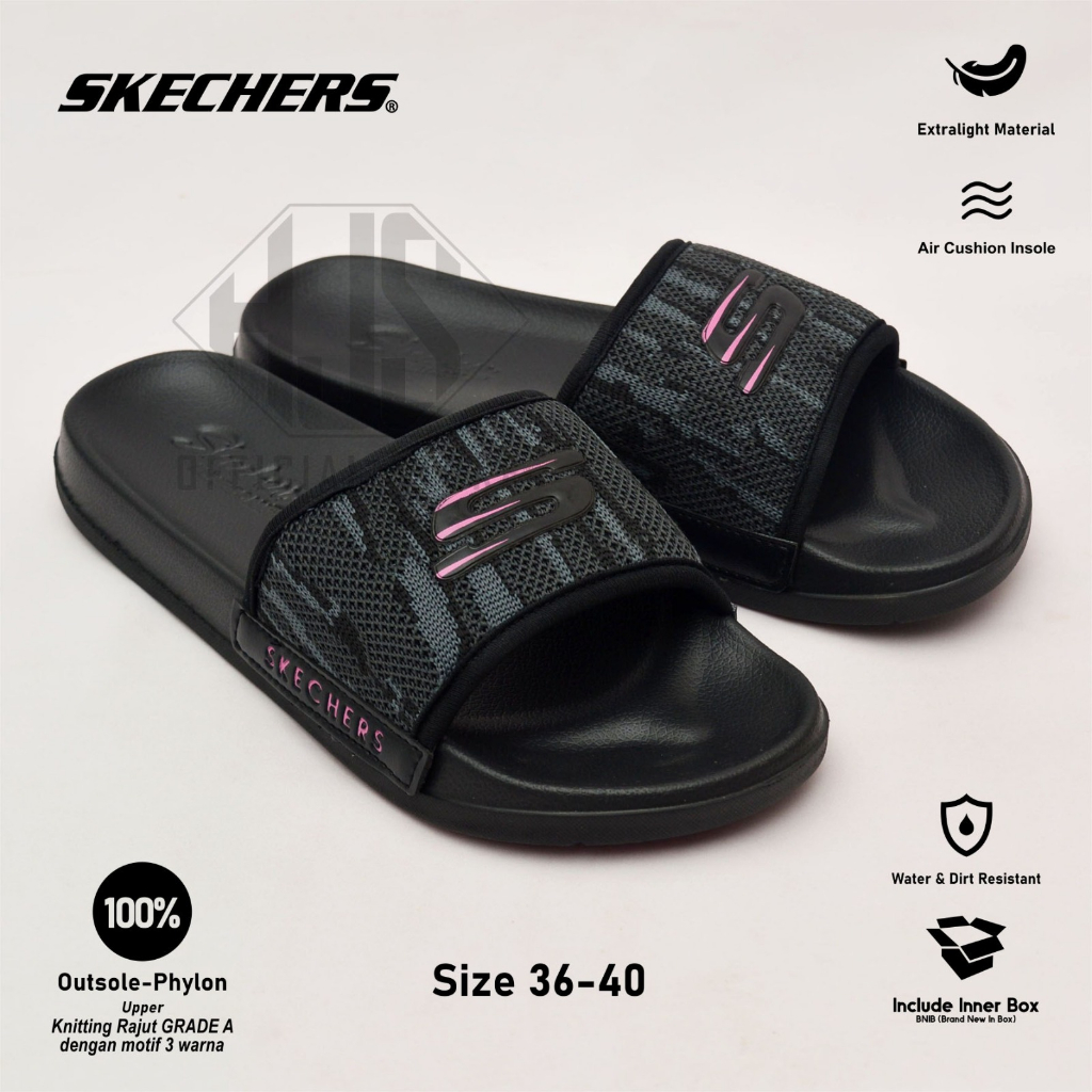 Jual Sandal Skechers Slide Wanita Sendal Slide Wanita Skecher Sendal ...