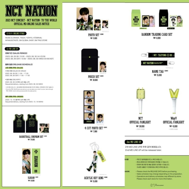 NCT NATION MD ユニフォーム マーク 02 トレカ付き 新品未開封