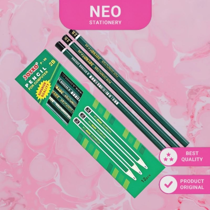 Jual Pencil Pensil Joyko P 88 2b 1 Lusin Isi 12 Pcs Shopee