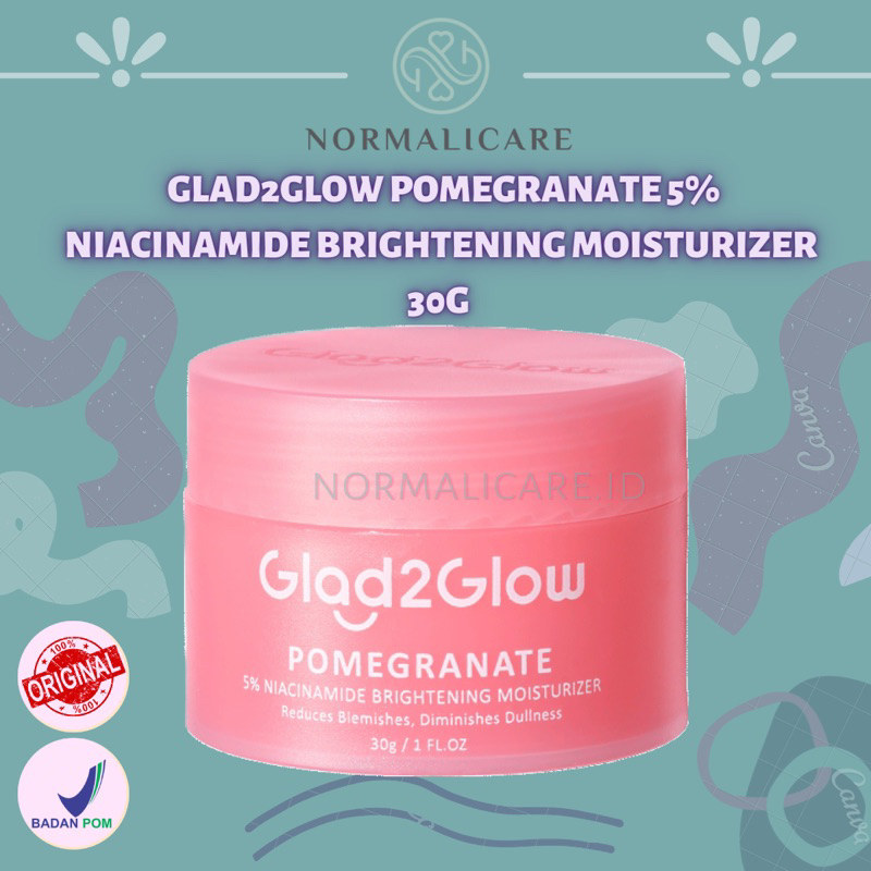 Jual [ READY STOCK ] GLAD2GLOW Pomegranate 5 Niacinamide Brightening