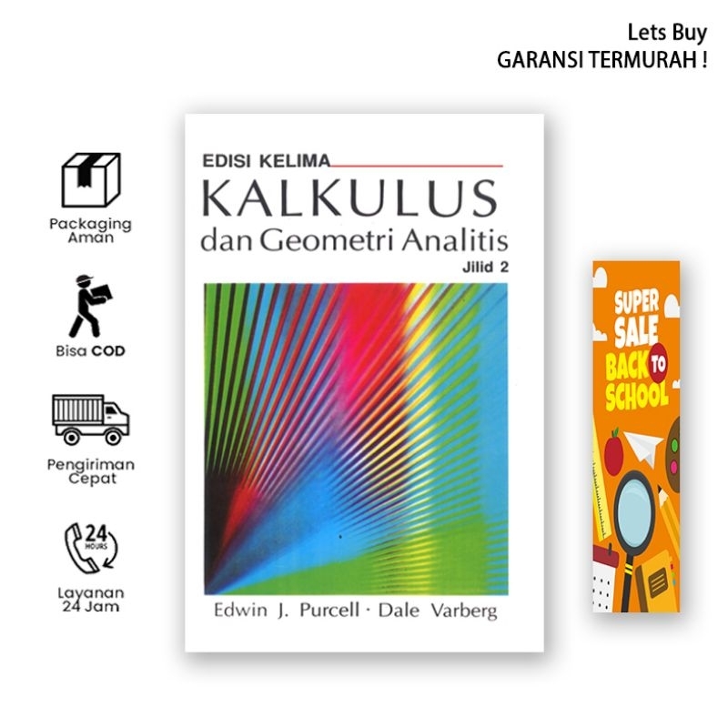 Jual Buku Kalkulus Dan Geometri Analitis Jilid 2 Edisi 5 By Purcell