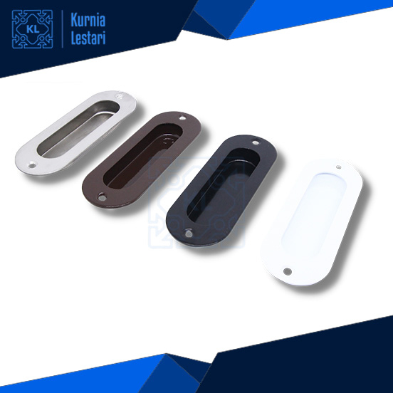 Jual Handle Tanam Pull Plate Pintu Sliding Oval Cm Shopee Indonesia