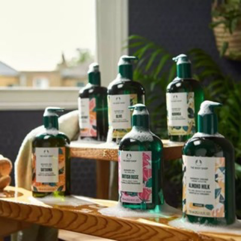 Jual [ORIGINAL] The Body Shop Shower Gel 750ml VEGAN Stawberry Moringa