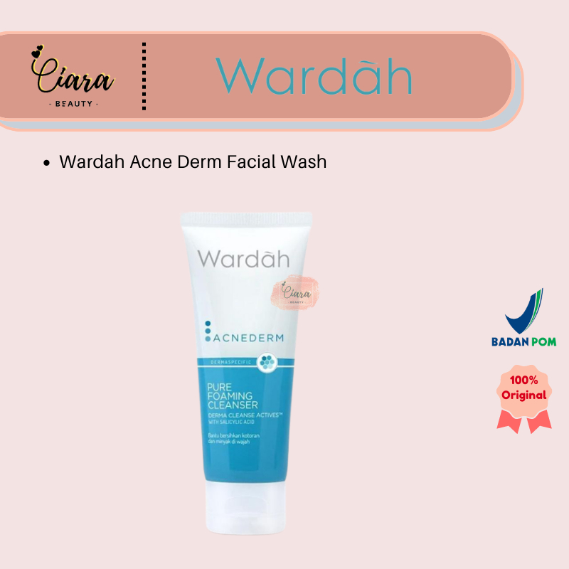 Wardah Acnederm Pure Foaming Cleanser 60 ml main image 0