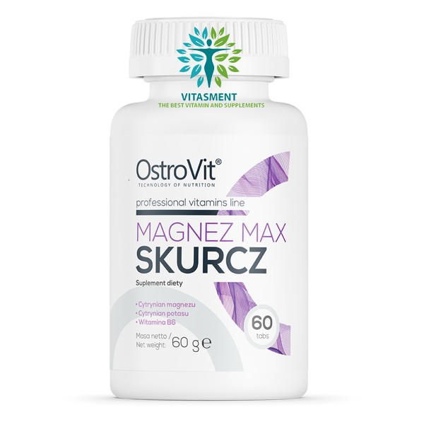 Jual Ostrovit Magnez Max Skurcz 60 Tabs Magnesium Potassium Vitamin B6