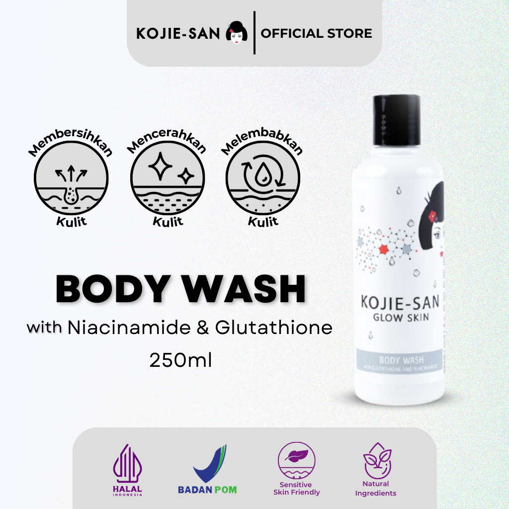 Jual KojieSan Body Wash Glow Skin Transparant Shopee Indonesia