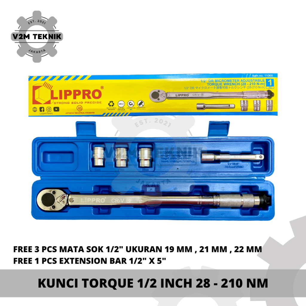 Jual LIPPRO Kunci Torsi Torque 1/2