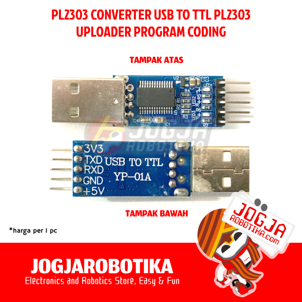 Jual PL2303 CONVERTER USB TO TTL PL2303 UPLOADER PROGRAM CODING ARDUINO ...