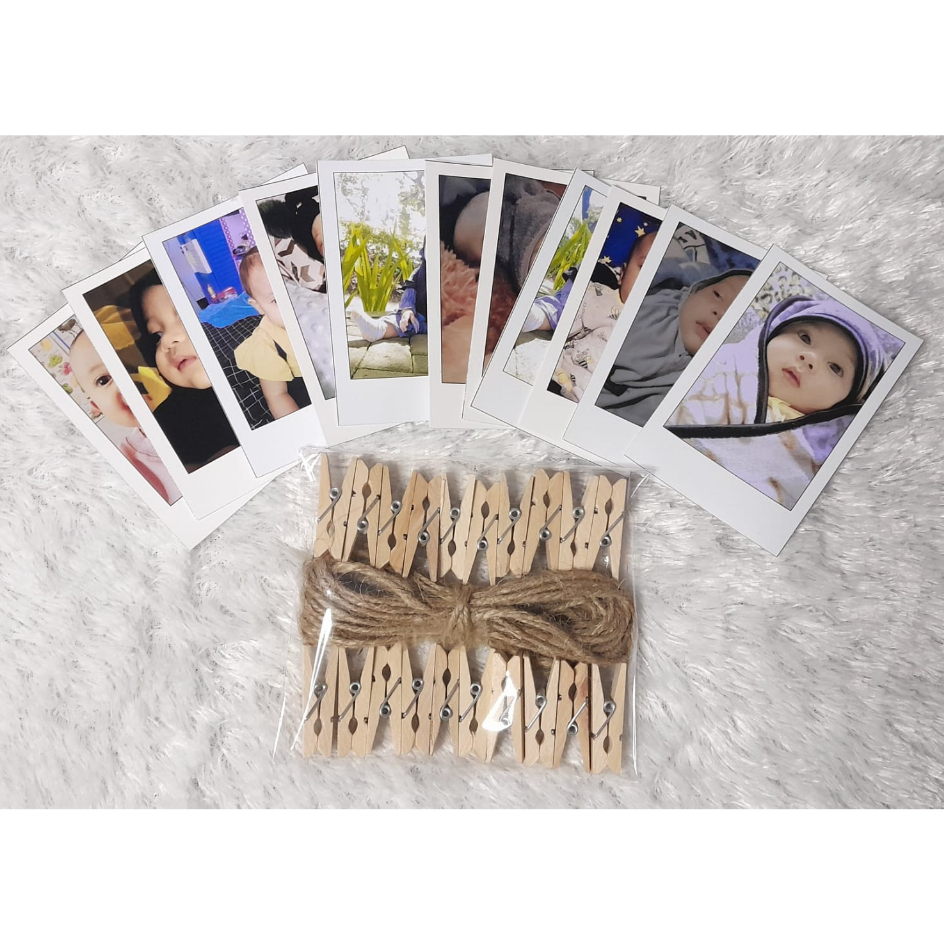 Jual Paket Hemat Foto Frame Polaroid R Square Art Paper Glossy Paket