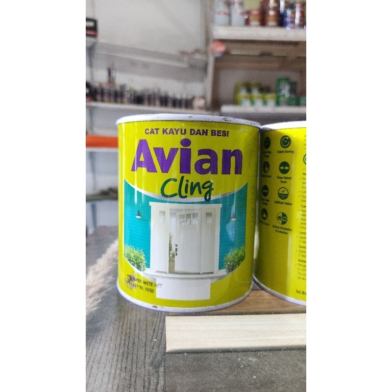 Jual Cat Kayu Dan Besi Avian Cling Isi Liter Kemasan Liter Shopee Indonesia