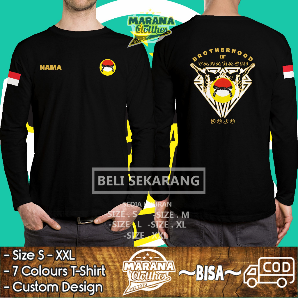 Jual Kaos Karate Inkai Brotherhood of Yamarashi Dojo Request Nama DB ...