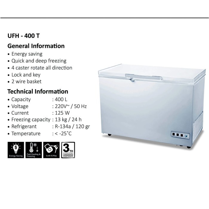 Freezer box sharp on sale 400 liter