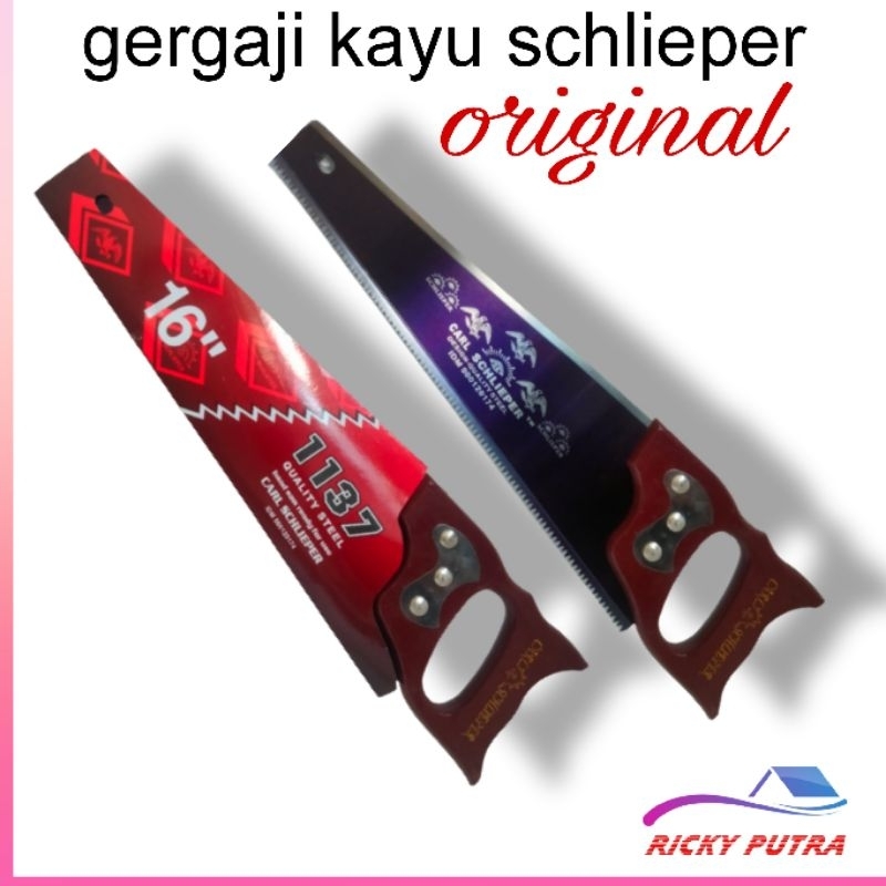 Jual Gergaji kayu schlieper ukuran 16 inci original graji hand saw ...