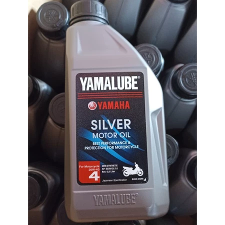 oli Yamalube silver semi sintetik 20W-40 motor bebek cub 4 tak 0.8liter
