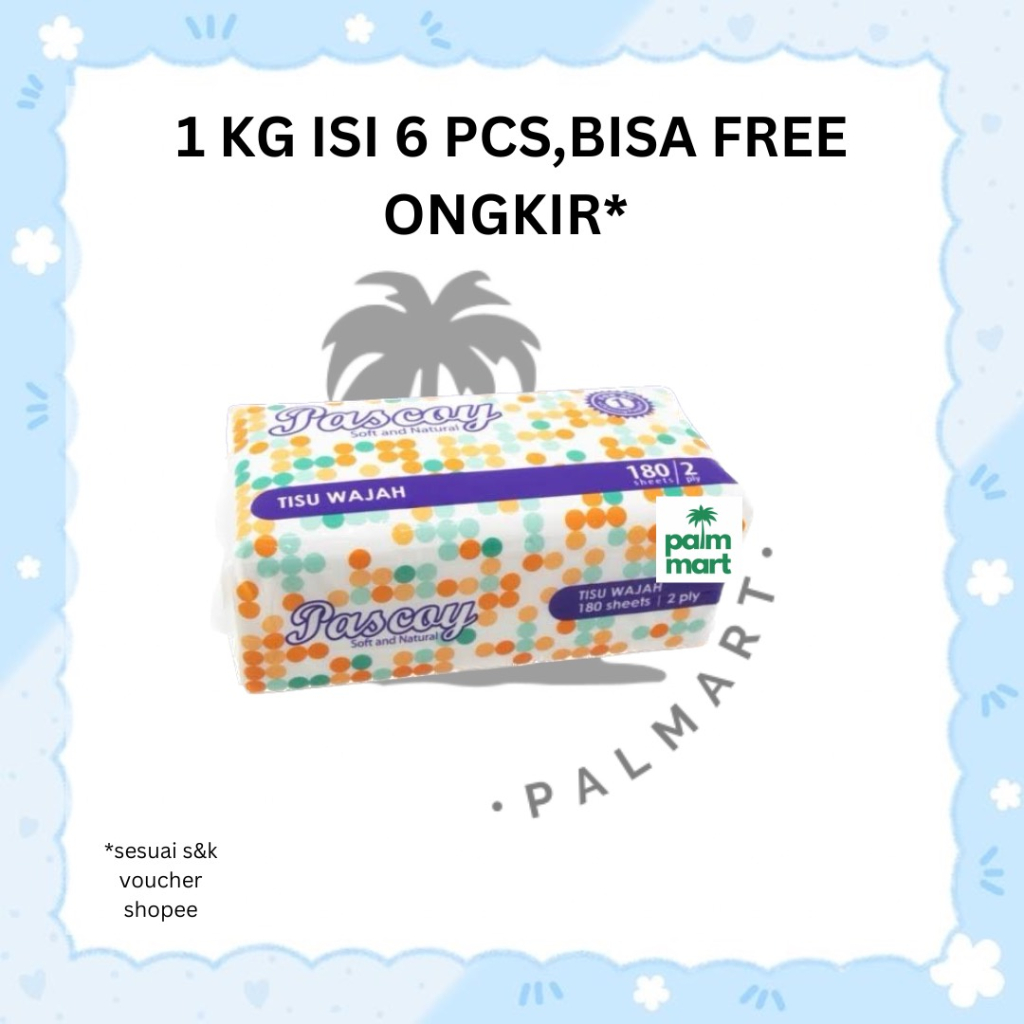 Jual tisu Pascoy 180 sheets facial tissue !! | Shopee Indonesia