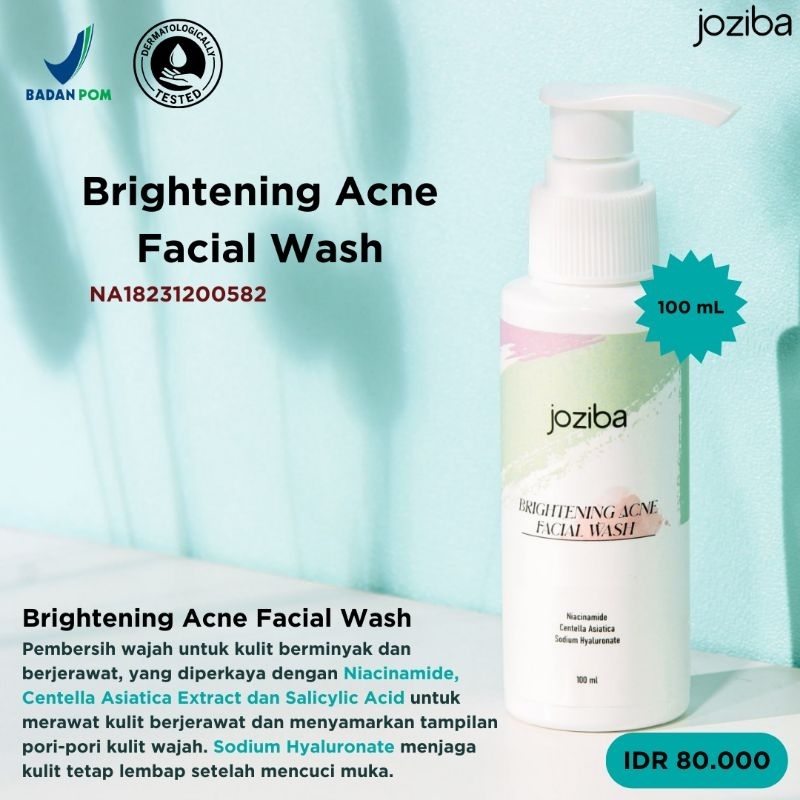 Jual Brightening Acne Facial Wash | Shopee Indonesia