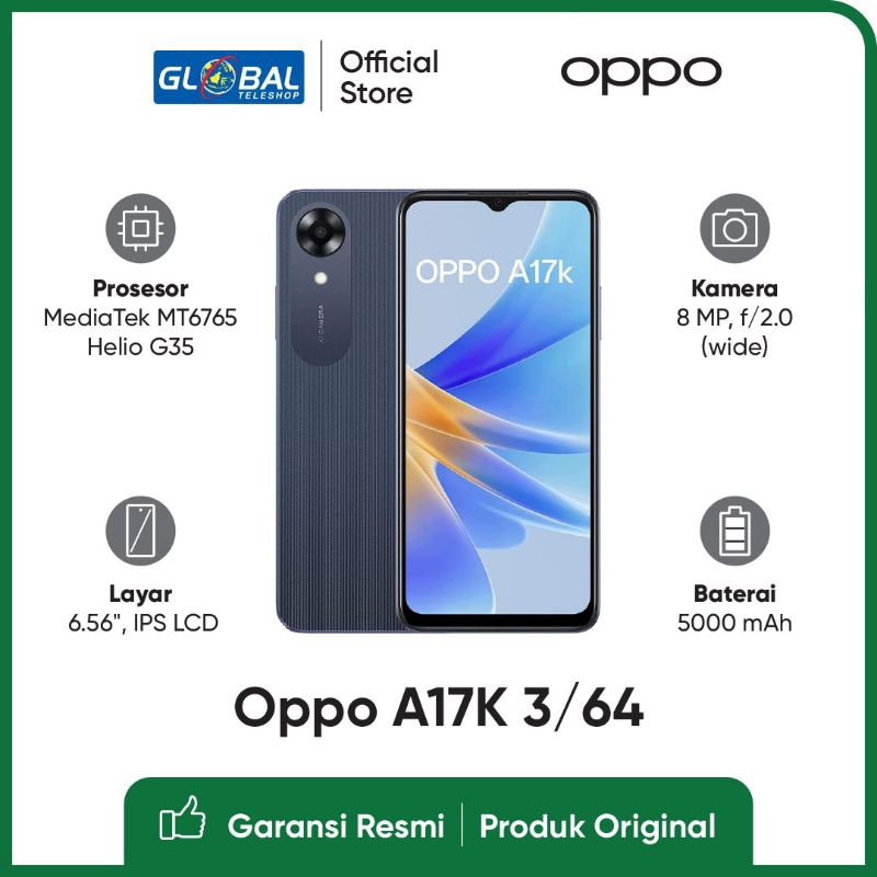 Jual Oppo A K Smartphone Gb Garansi Resmi Shopee Indonesia