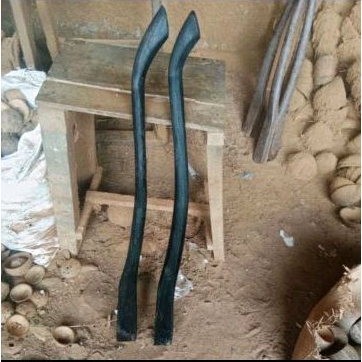Jual Doran ruyung hitam / gagang cangkul kayu aren hitam tua | Shopee ...