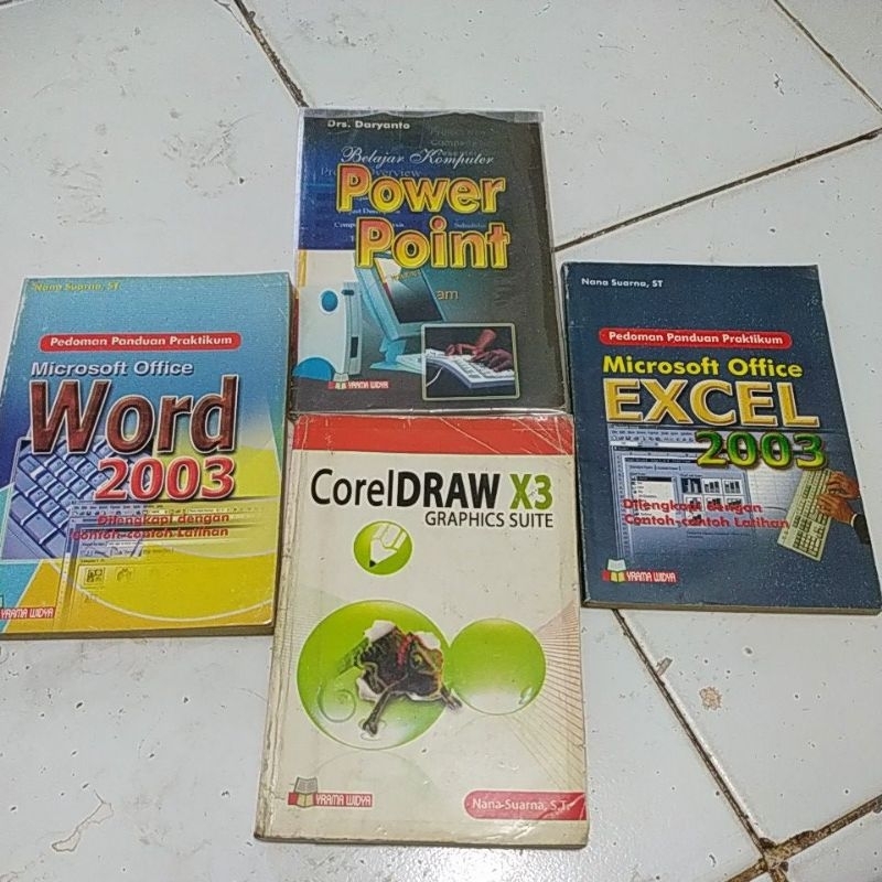 Jual HARGA 1AN CORELDRAW X3 GRAPHICS SUITE/MICROSOFT OFFICE EXCEL 2003 ...