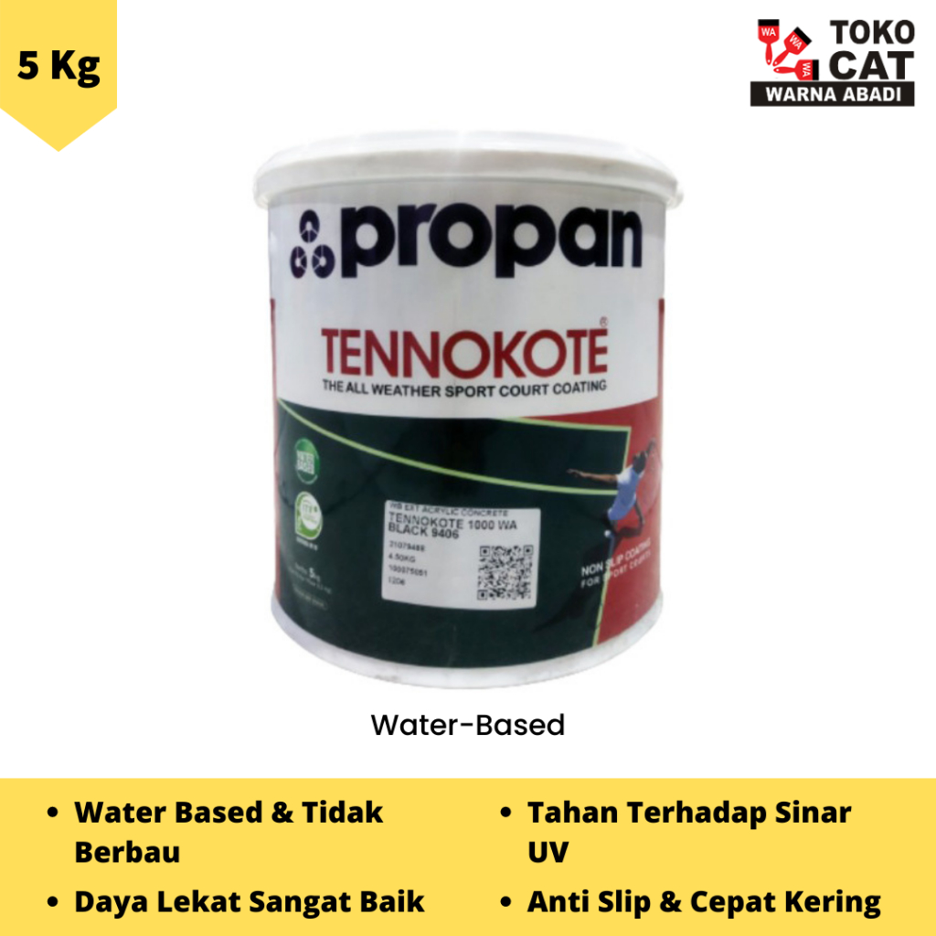 Jual Cat Propan Tennokote 5 Kg Warna Special Cat Lapangan Shopee Indonesia 9978