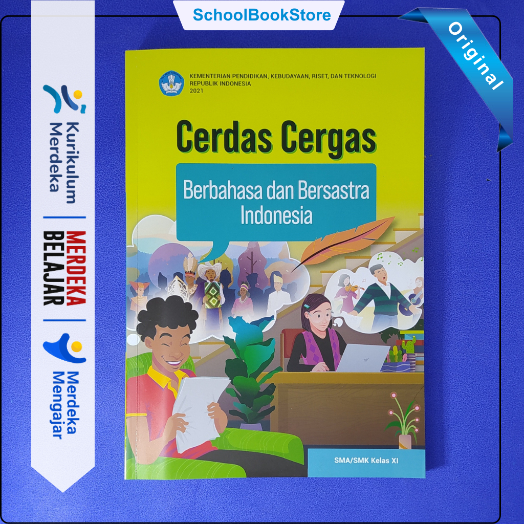 Jual BUKU BAHASA INDONESIA SMA/SMK KELAS 11 IX KURIKULUM MERDEKA ...