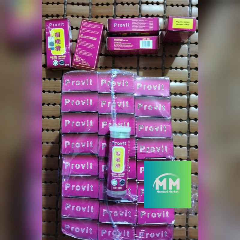 Jual Provit Tablet Obat Sakit Tenggorokan Dan Bengkak Gusi Original