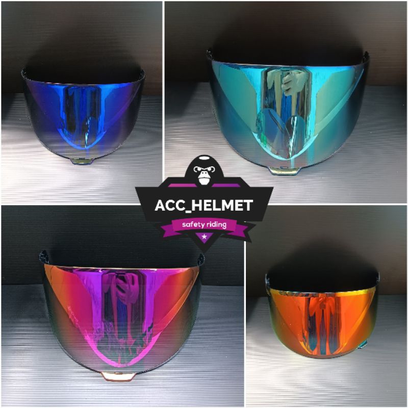 Jual Kaca / Visor Flat IRIDIUM Helm KYT TT COURSE / VISOR HELM KYT TTC ...