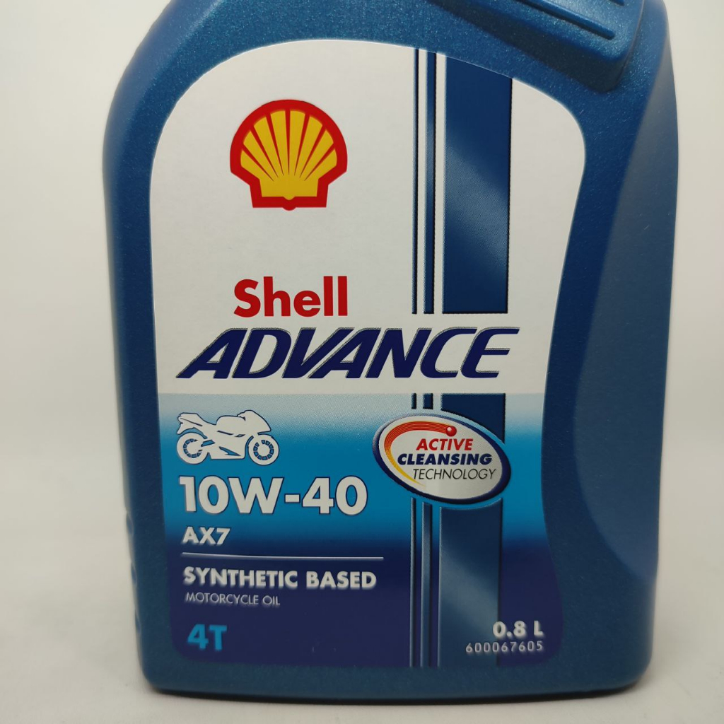 Jual Oli Motor Shell Advance AX7 4T 10W-40 0.8 Liter | Shopee Indonesia