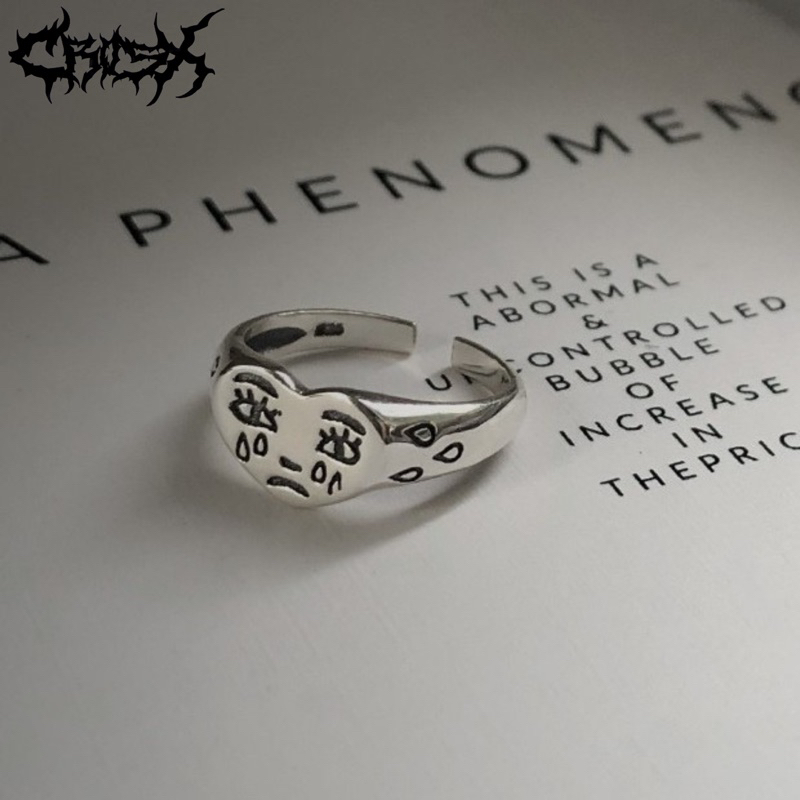 Jual HEART RING / CRY HEART RING / CRY LOVE RING / LOVE RING / SAD RING ...