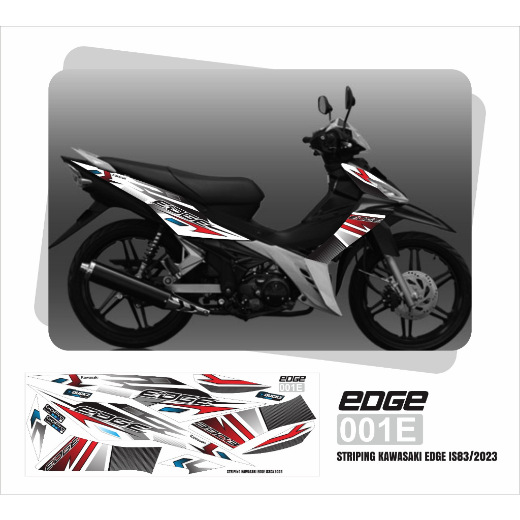 Jual STRIPING STICKER KAWASAKI EDGE | Shopee Indonesia