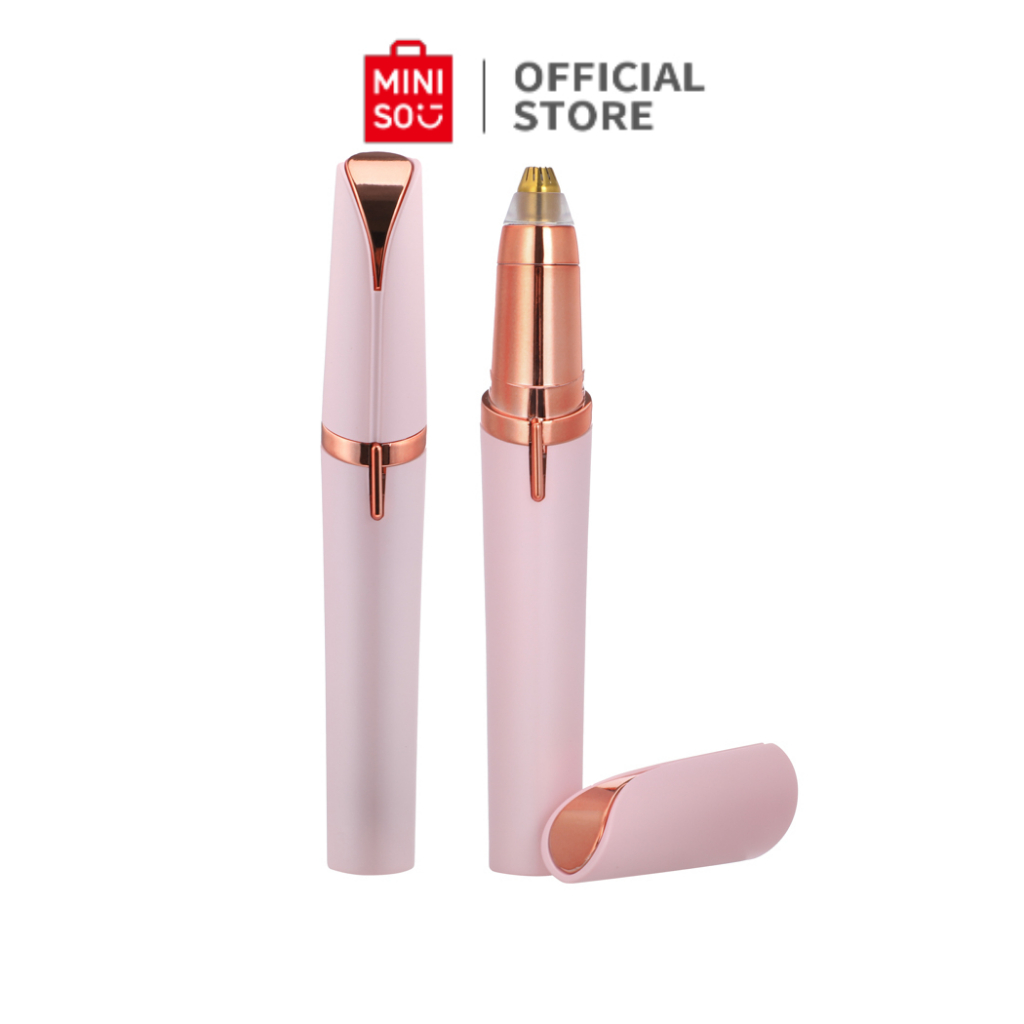 Jual MINISO Battery Powered Electric Eyebrow Trimmer Model NS58024(Pink) Shopee Indonesia