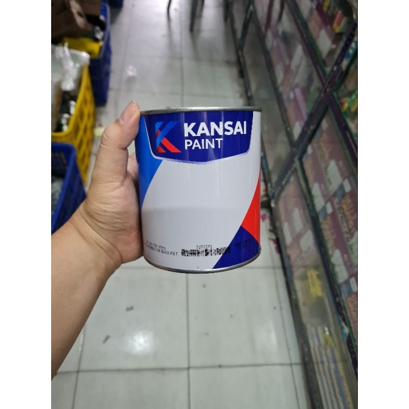 Jual KANSAI ZINC CHROMATE PRIMER CAT DASAR KAYU DAN BESI Z100 1KG hitam