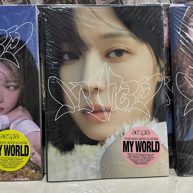 Jual Sealed Album Aespa My World Intro And Zine Ver Shopee Indonesia