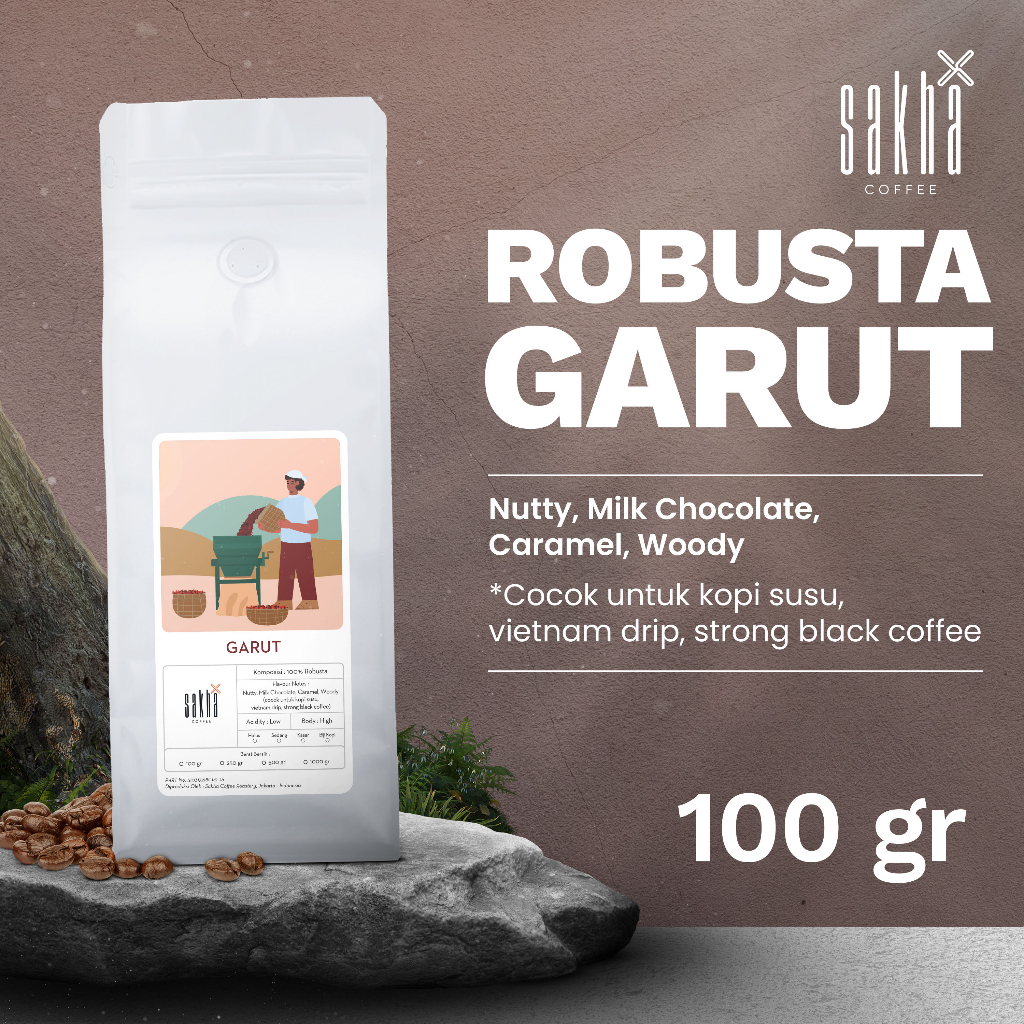 Jual Kopi Robusta Garut Jawa Barat Coffee Bean Espresso Roast Beans 100 