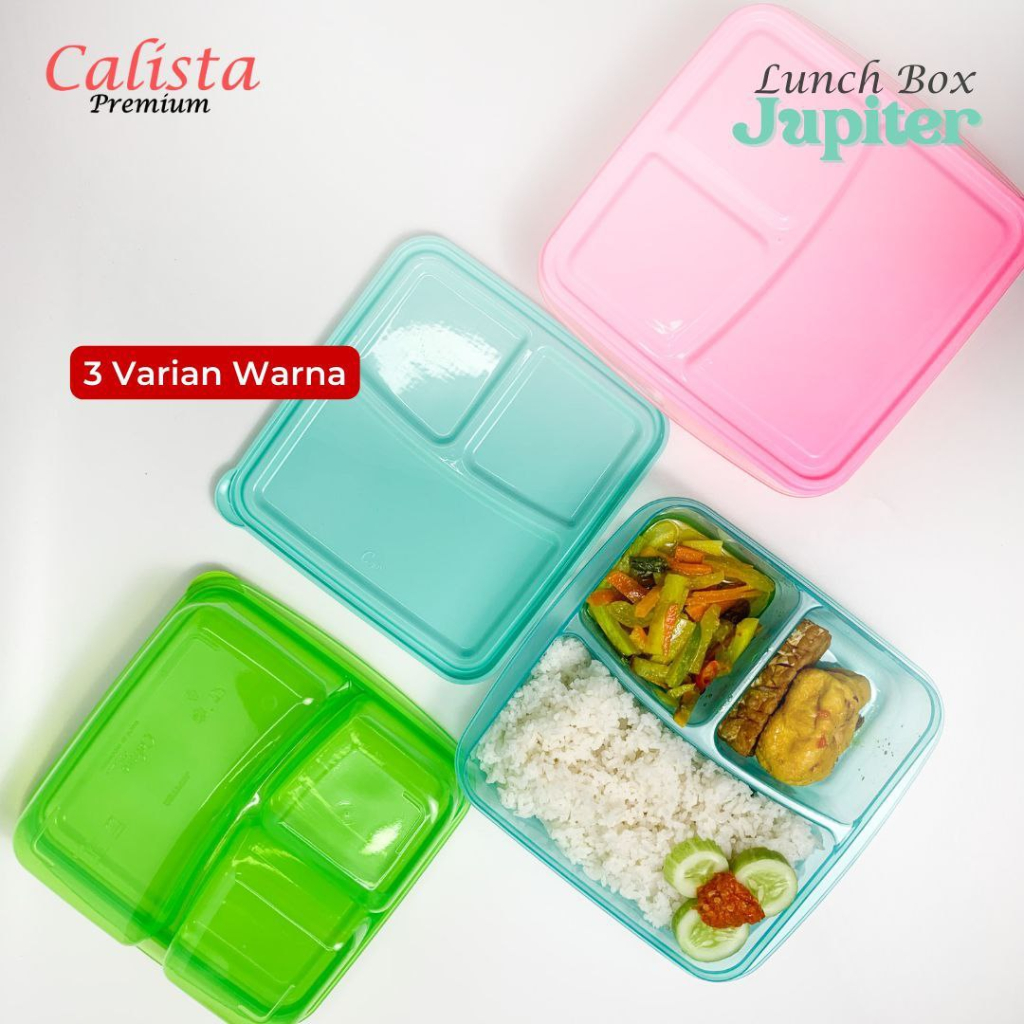 Jual Kotak Makan / lunch box CALISTA / tempat makan anak bekal sekolah