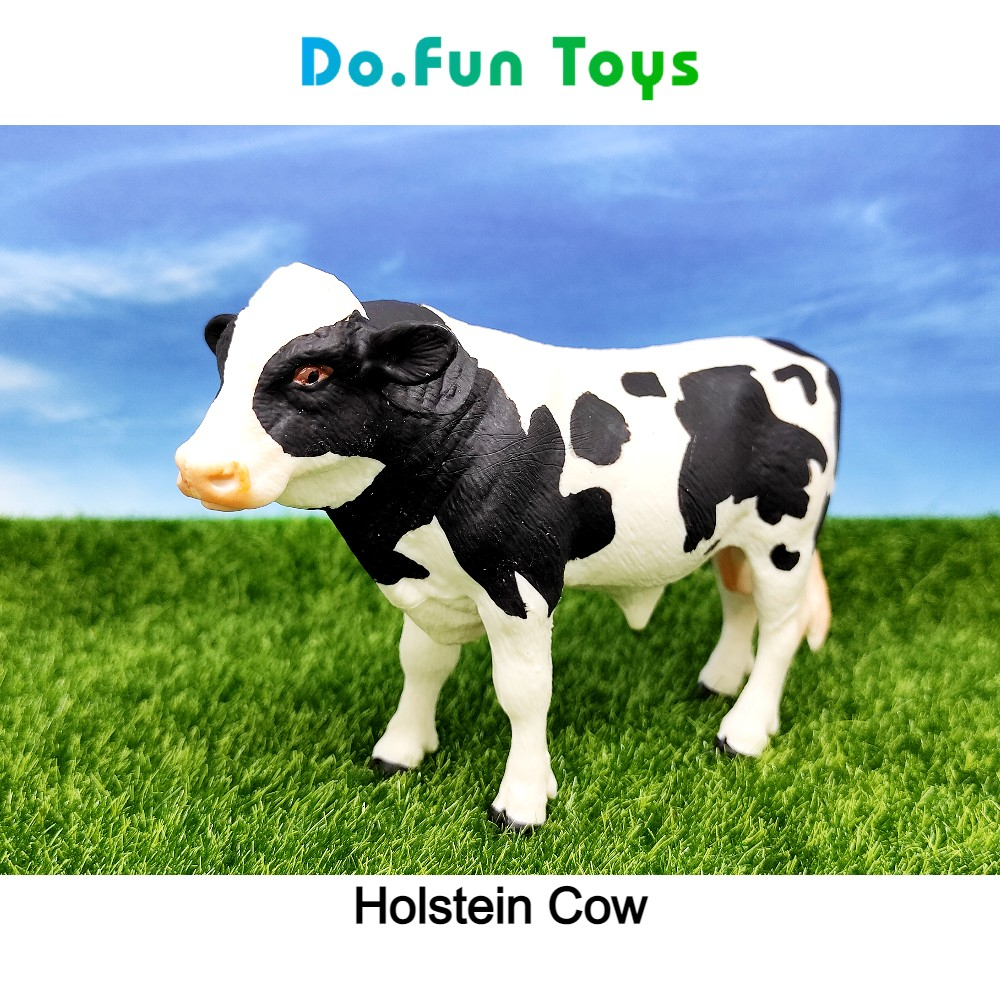 Jual Animal Figurine | Male Holstein Cow / Mainan Miniatur Binatang ...