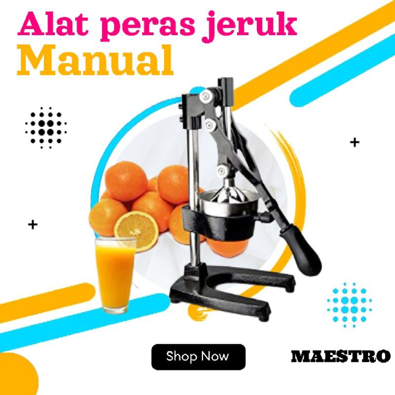 Jual Mesin Alat Peras Jeruk Manual Merk Maestro Shopee Indonesia