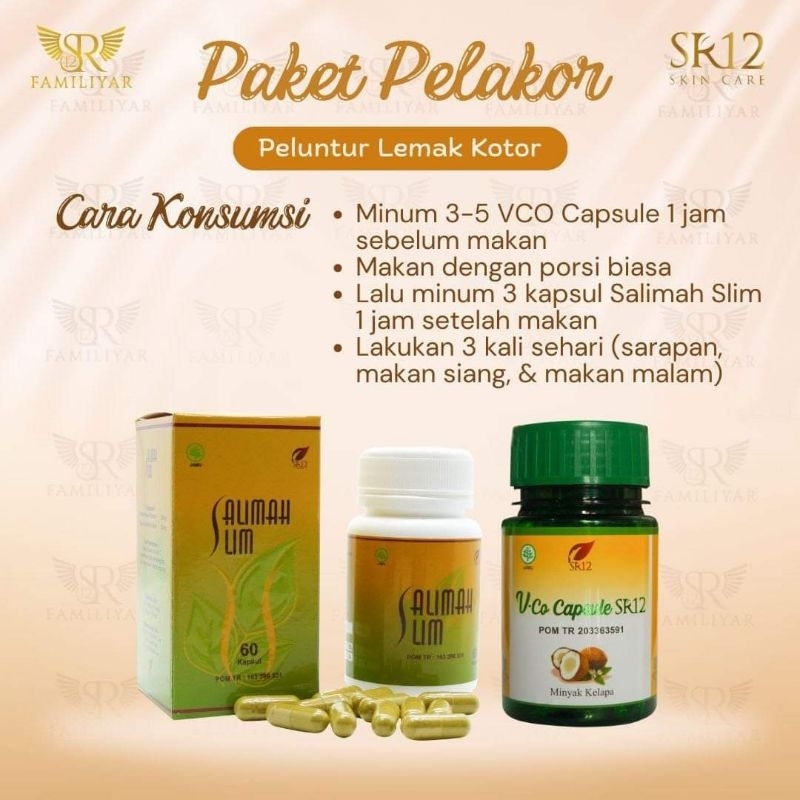 Jual Paket Pelakor Sr12 Salimah Slim And Vco Shopee Indonesia