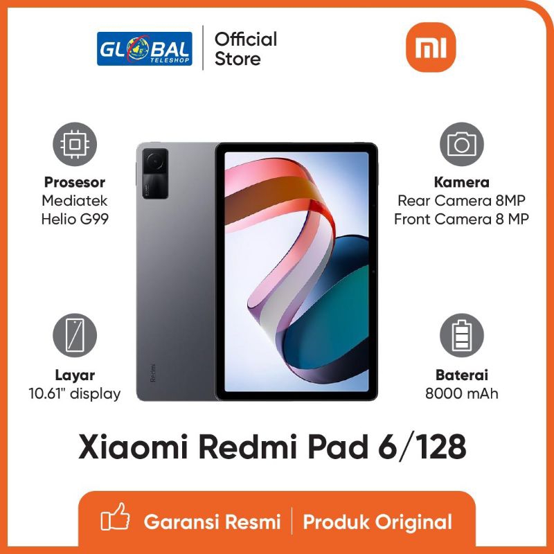 Jual Xiaomi Redmi Pad (6/128GB) Garansi Resmi | Shopee Indonesia