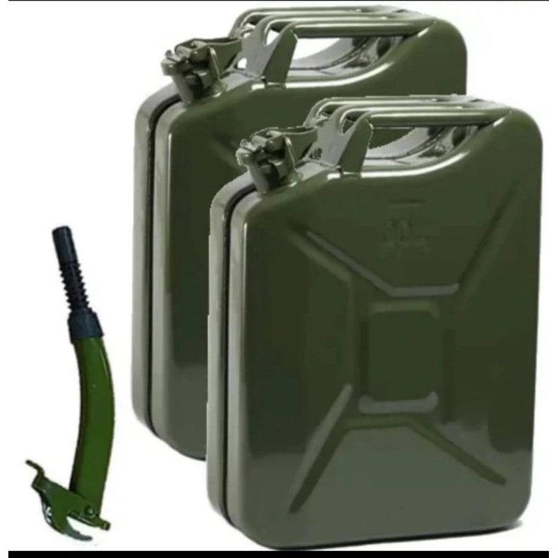 Jual Jerigen Besi Army Bensin Solar Jerry Can Steel 20l 10l 5l Shopee Indonesia 6491