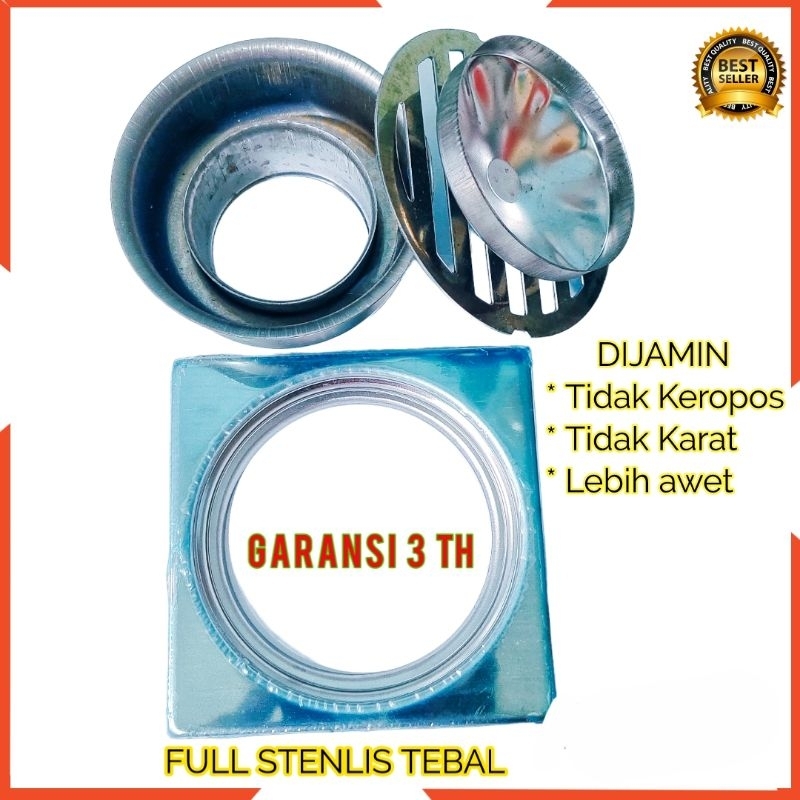 Jual FLOOR DRAIN SARINGAN PENUTUP LUBANG GOT LANTAI KAMAR MANDI STENLIS ...