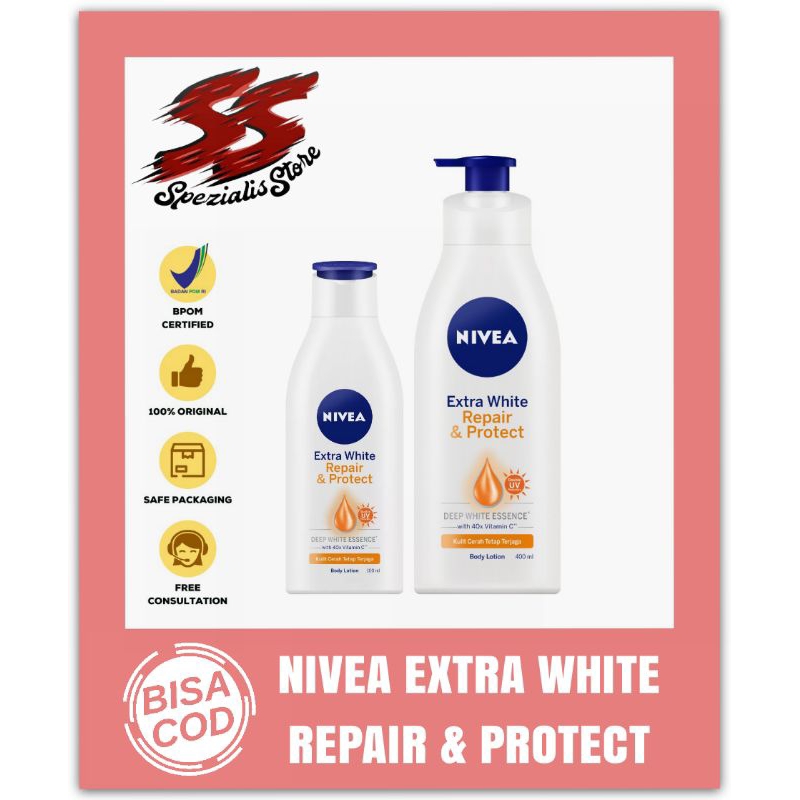 Jual Nivea Extra White Repair And Protect Body Lotion 400ml Nivea Body