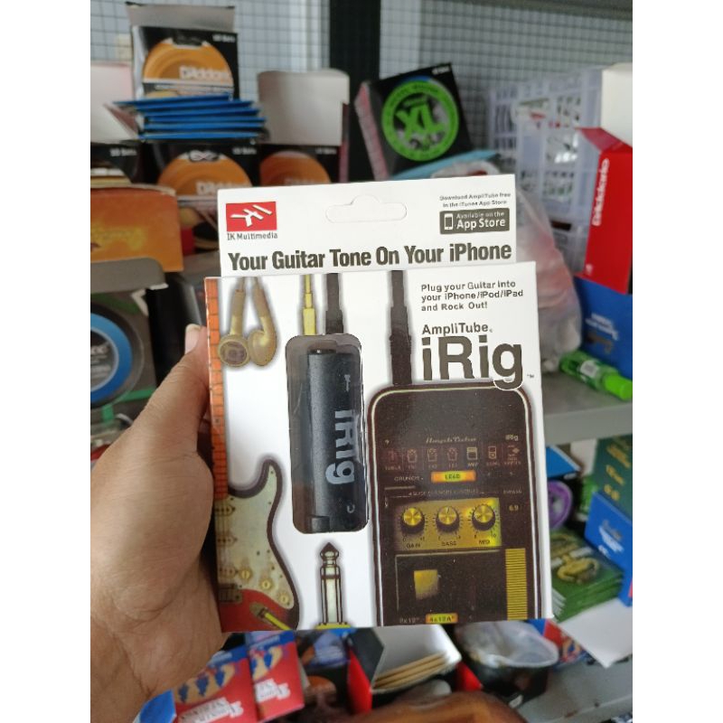 Jual Irig Amplitude Guitar Interface Guitar Effect for Iphone/Ipad