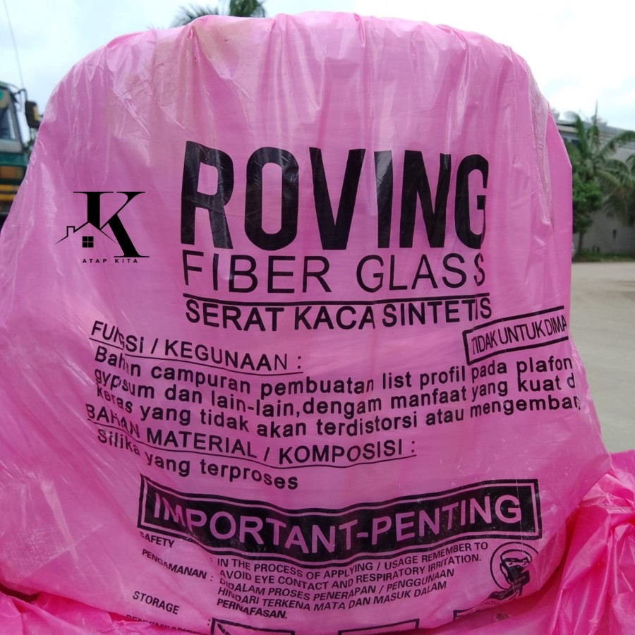 Jual Roving 18 Kg / Glass Roving / Benang Roving / Serat Fiber / Glas ...