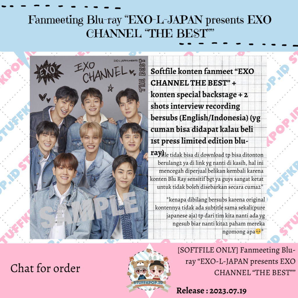 EXOpresents EXO CHANNEL 新品未開封　Blu-ray