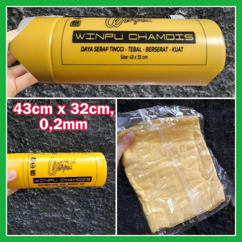 Jual (43cm x 32cm) KANEBO WINPU LAP KERING / LAP CUCI MOBIL MOTOR ...